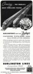 1946 Coming... The World's Most Thrilled Trains. Burlington Lines