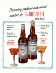 1946 Presenting professionally mixed cocktails by DuBouchett