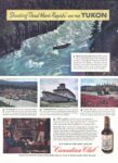 1946 Shooting 'Dead Man's Rapids' - on the Yukon. Canadian Club