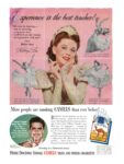 1948 Experience is the best teacher! More people are smoking Camels than ever before!