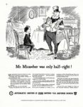 1948 Mr. Micawber was only half-right! Automatic Saving Is Sure Saving - U.S. Savings Bonds