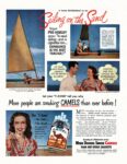1948 Sailing on the Sand. More people are smoking Camels than ever before!