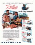 1948 When You're Faced With Driving Problems.... Relax... with Greyhound!