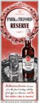 1949 Park & Tilford Reserve. An American Favorite