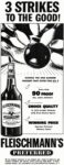 1950 3 Strikes To The Good! Fleischmann's Preferred