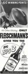 1952 3 Big Winning Points! Fleischmann's