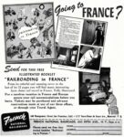 1952 Going to France. French National Railroads