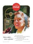 1953 Drink Coca-Cola. Drive safely... drive refreshed