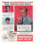 1954 Today's Chesterfield is the Best Cigarette Ever Made! Audrey Dalton, Marla English and Bob Hope