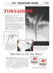 1955 Fly Weather-Wise. Tornadoes. Best Pair to Get You There! Mobiloil & Mobilgas