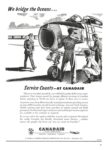 1955 We bridge the Oceans... Service Counts - At Canadair