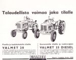 1958 Taloudellista voimaa joka tilalle. Valmet
