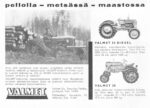 1958 Valmet, pellolla - metsässä - maastossa