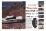 1960 At Pikes Peak, speedway-proved for your turnpike safety Firestone Champion In Every Test Of Tire Safety