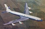 1960 Varig Boeing 707 Postcard