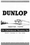 1961 Dunlop Tasoittaa Tienne