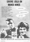 1961 Savuke Jolla On Monta Nimeä. Yes Sir - Boston - suurinta Suomessa