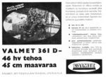 1961 Valmet 361 D - Uutta voimaa metsäajoihin