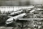 1962 Company Issue Sud Aviation Postcard Swissair Caravelle