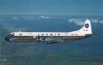 1962 Varig Lockheed L-188A Electra PP-VJW Postcard