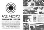 1963 Rolls-Royce World-Wide Service. Rolls-Royce Turbine Engines