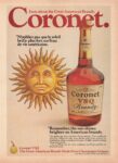 1973 Facts about the Great American Brandy. Coronet - Kopia