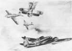Soviet Iljushin I-16 against Finnish Blenheim Bomber