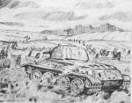 Soviet troops attacking at Siirasmäki