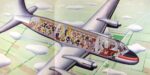 1946 Trans Canada Air Lines North Star Cutout