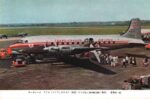 1947 Trans-Canada Airlines Canadair North Star Japanese Postcard