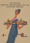 1948 Air Ceylon Service Unsurpassed On The Sapphire Service
