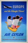 1950 Europe and the Colourful Orient. Air Ceylon