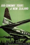 1952 Air-Conomy Tours of New Zealand. TEAL. New Zealands International Airline