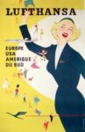 1954 Lufthansa. Europe USA Amerique Du Sud