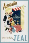 1955 Australia is just across the way when you fly by TEAL
