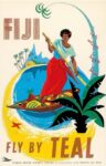 1955 Fiji. Fly By TEAL