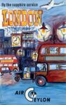 1955 fly the sapphire service London. Air Ceylon
