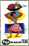 1957 fiji By Air By TEAL