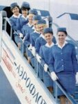 1958 Aeroflot Airstewardesses