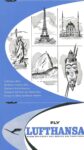 1958 Lufthansa offers the finest in luxury aloft... Fly Lufthansa