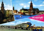 1961 Frankfurt Via Lufthansa Postcard