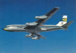 1961 Lufthansa Boeing 720 Postcard