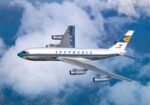 1961 Lufthansa Boeing 720 Postcard