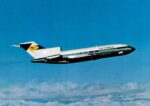 1964 Lufthansa Boeing 727-100 Postcard