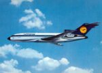 1964 Lufthansa Boeing 727-30 Postcard