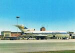 1966 Munich Airport Lufthansa Boeing 727 Postcard