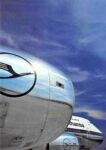 1971 Lufthansa Boeing 747 Taxing Postcard