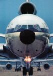 1975 Lufthansa McDonnell Douglas DC10 Head On Postcard