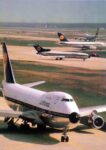 1976 Lufthansa Frankfurt Postcard