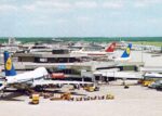 1977 Frankfurt Airport Lufthansa Boeing 747 Air Canada 747 Postcard